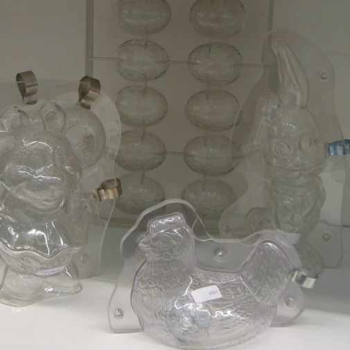 Easter chocolate moulds at Sole Graells, Barcelona